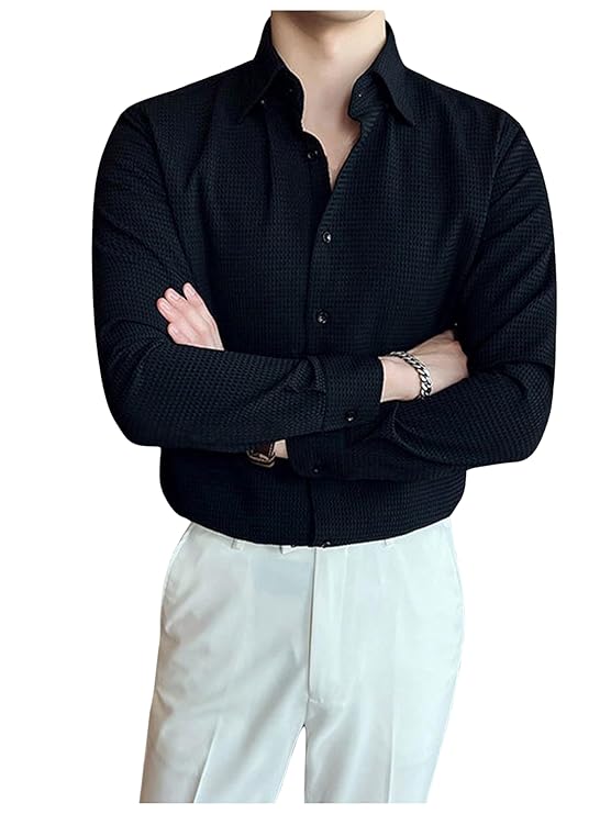 Men's Formal Button Down Shirt – Slim Fit Office Wear Shirt's for Men