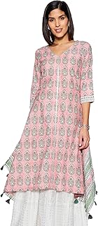 Women's Cotton Regular Fit Casual Kurta